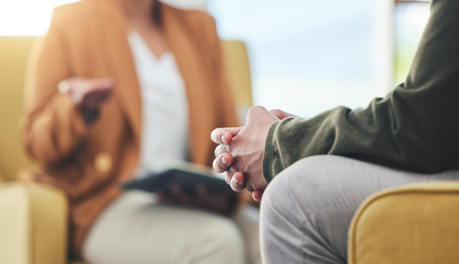 therapist and client