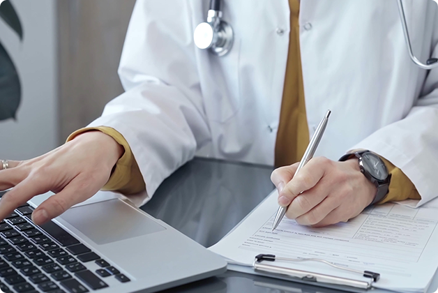 Doctor with Laptop