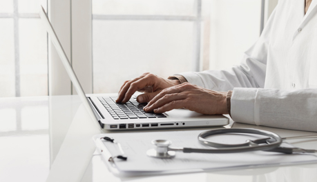 provider using computer